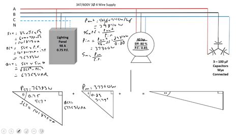 Three Phase Power Calculation Multiple Three Phase Balanced Loads Part