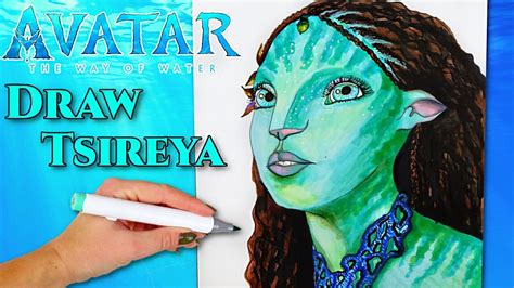 Avatar 2 The Way Of Water Drawing Tsireya Navi Youtube