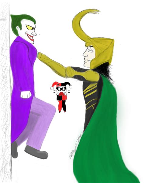 Loki VS. The Joker by Ashley-Tara on DeviantArt