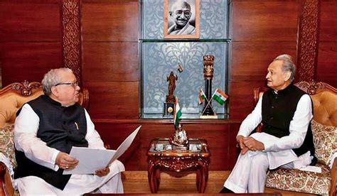 Rajasthan CM Ashok Gehlot Submits Resignation After Congress S Defeat