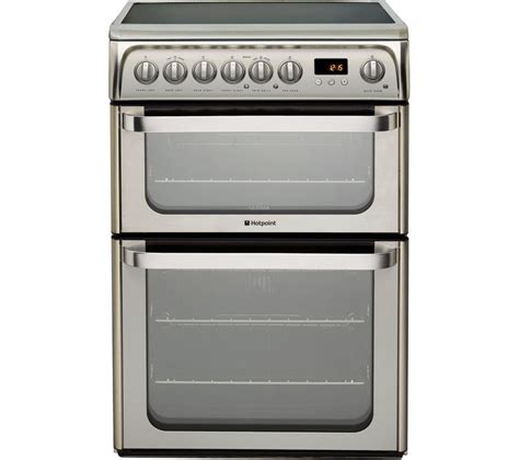 Buy Hotpoint Hue61xs Electric Ceramic Cooker Stainless Steel Free Delivery Currys