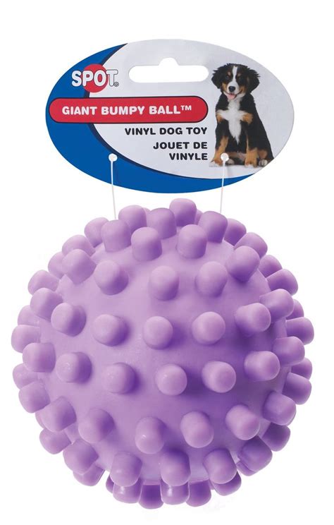 Ethical 5inch Vinyl Giant Squeaky Ball Dog Toy Colors May Vary