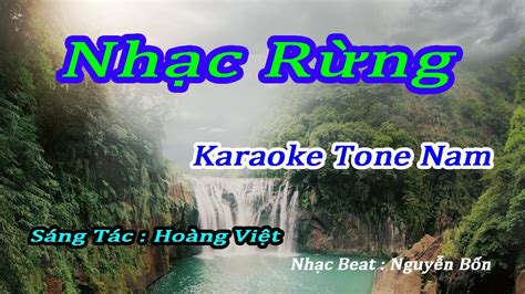 Karaoke Nhạc Rừng Tone Nam YouTube