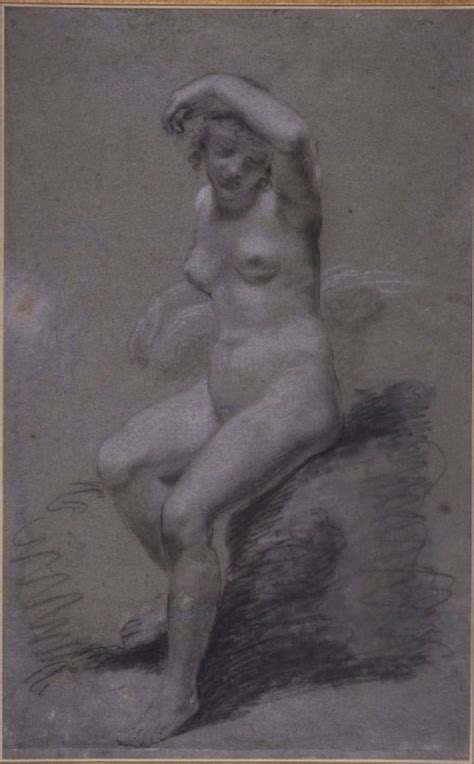 Tude De Nu Study Of A Female Nude Painting Pierre Paul Prud Hon Oil