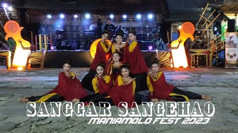 TARI KREASI SANGGAR SANGEHAO MANIAMOLO FEST 2023 YouTube