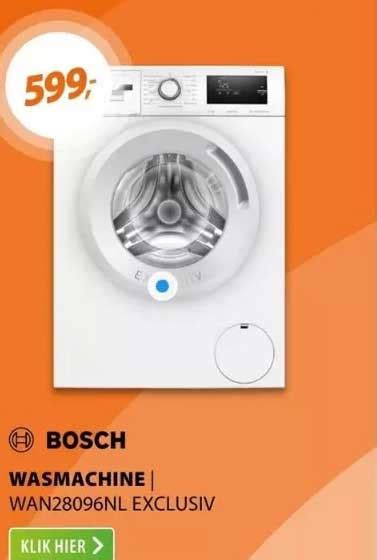 Bosch Wasmachine Wan Nl Exclusiv Aanbieding Bij Expert Folders Nl