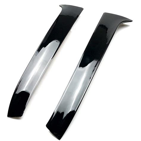 Cheap Possbay Pair Gloss Black Rear Window Spoiler Side Wing For Vw