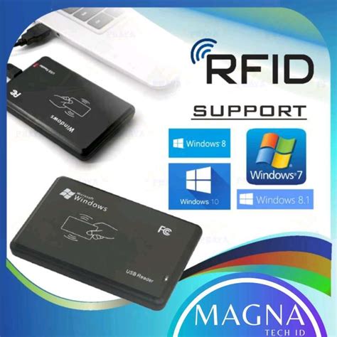 Jual RFID READER ID CARD TAG 125 KHZ 125KHZ BACA KARTU PC Di Seller