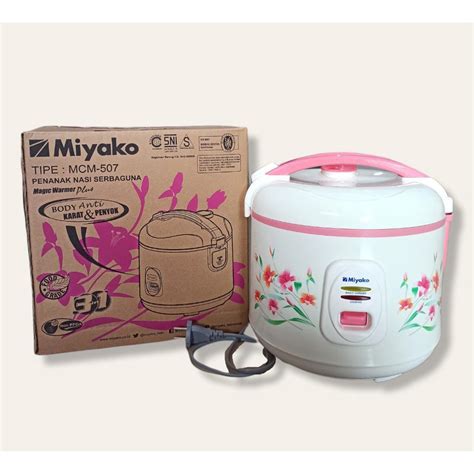 Jual MIYAKO MAGICOM MCM 507 PENANAK NASI SERBAGUNA MIYAKO RICE