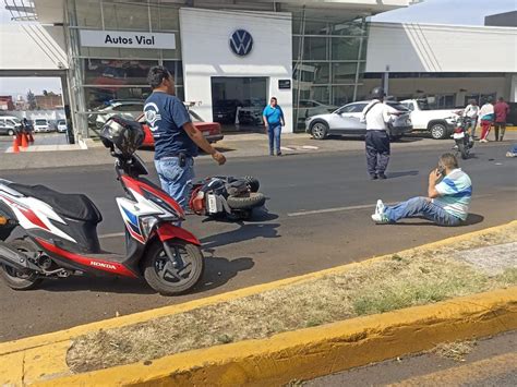 Choque De Motos Deja Personas Heridas En Uruapan Quadrat N Michoac N