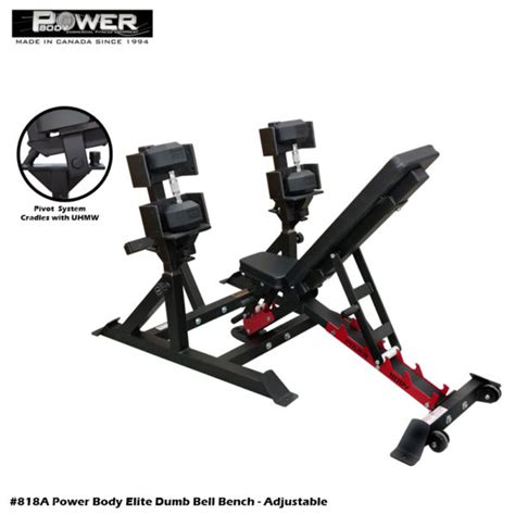 818a Power Body Elite Dumbbell Bench Power Body Fitness Inc