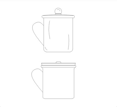 Кружки с крышками — Art-Grea: DWG чертежи бесплатно, проекты, файлы