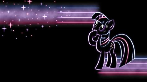 My Little Pony Twilight Sparkle Wallpaper Neon