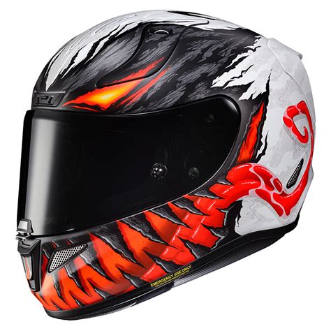 Casque HJC RPHA 11 Anti Venom Marvel Casques Integraux HJC 13657 MC1SF