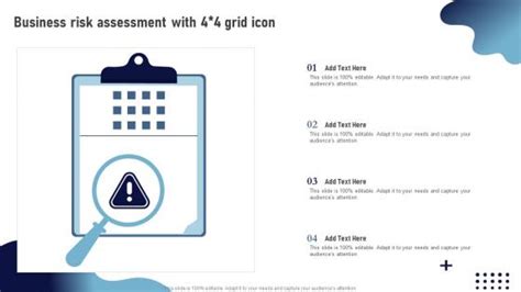 Risk Assessment Icon Slide Team