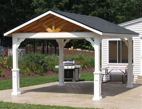 Wood And Vinyl Pavilions Pine Creek Structures