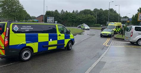 Watch Air Ambulance Lands In Tamworth S Castle Grounds After Car Hits Wall Birmingham Live