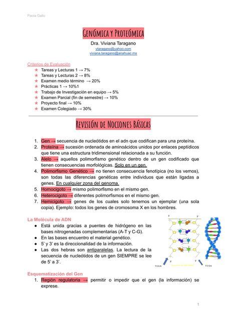 Genómica y Proteómica Viridiana uDocz