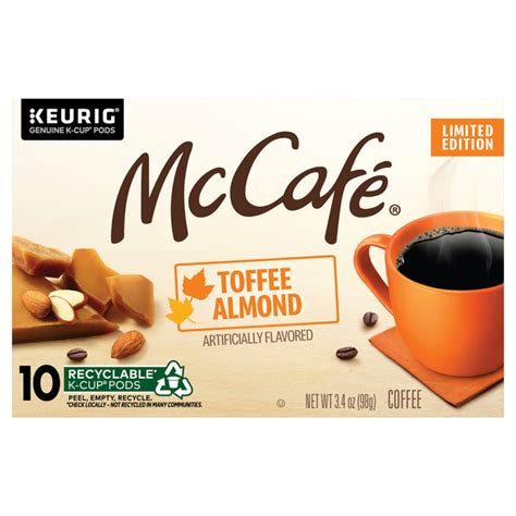 Save on McCafe Toffee Almond Coffee K-Cup Pods Order Online Delivery ...