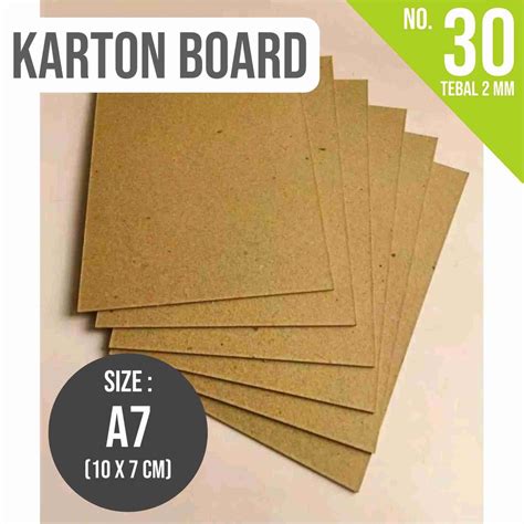 Jual KERTAS KARTON DUPLEX BOARD KUNING NO 30 NO 40 UKURAN A7 7X10