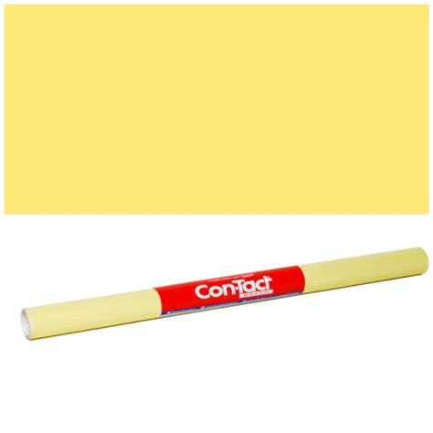 Papel Adesivo Contact Lav Vel Amarelo Pastel Fosco Opaco Cm X