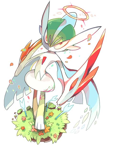 Gallade And Mega Gallade Pokemon Drawn By Akadako Danbooru