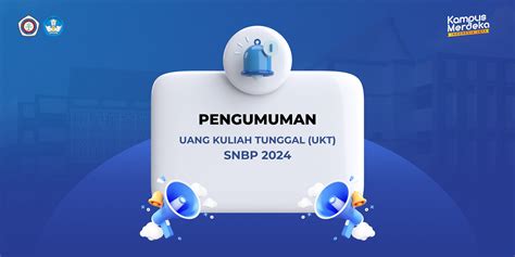 Pengumuman Ukt Snbp 2024