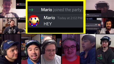 Mario Joins Discord Reaction Mashup YouTube