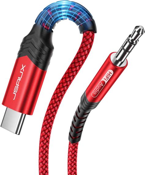 Usb C To Mm Audio Aux Jack Cable Ft M Jsaux Usb C To Aux Cord