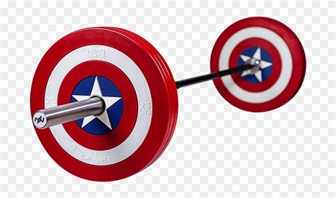 Captain America Shield Barbell Plates Captain America Gym Hd Png