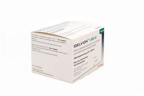 Idelvion 1000 Ui 1 Vial Polvo Para Solucion Inyectable 1 Vial