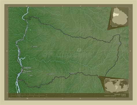 Paysandu Uruguay Wiki Labelled Points Of Cities Stock Illustration