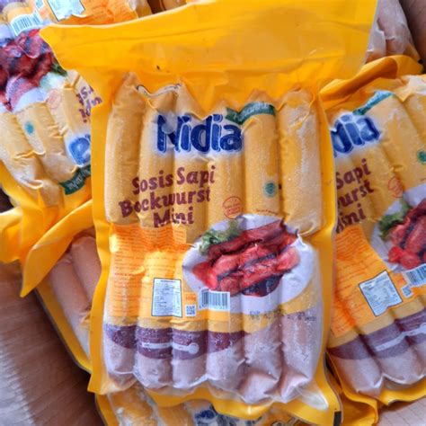 Jual Nidia Sosis Sapi Bockwurst Mini Isi Shopee Indonesia