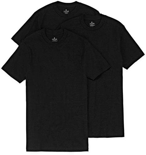 Stafford Stafford 3 Pk Heavyweight Cotton Crewneck T Shirts Big And Tall Mens Big And Tall Big