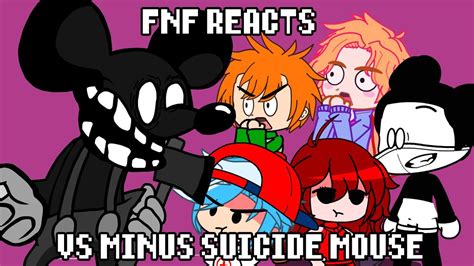 Friday Night Funkin Reacts To Mickey Mouse Minus Mouse Reanimated Hd