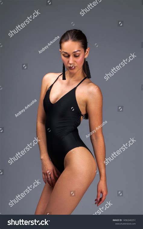 Sexy Fashion Brunette Woman Long Dark Stock Photo 1496340251 Shutterstock