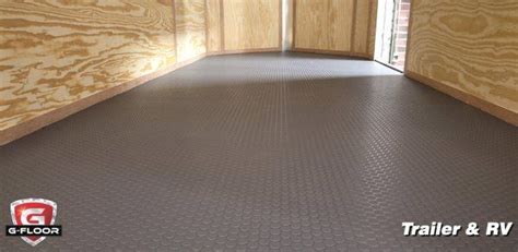 G Floor Trailer Floor Covering Seamless Solid Vinyl Roll Out Flooring