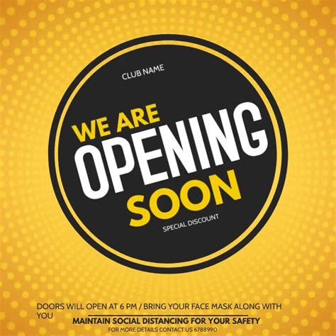 Opening Soon Flyersgrand Opening Flyers Template Postermywall