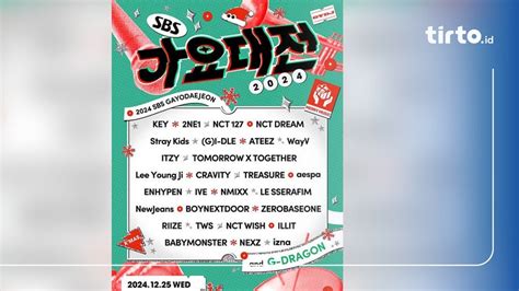 Link Streaming SBS Gayo Daejeon 2024 Line Up Dan Cara Nonton