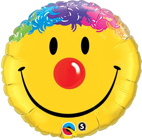 36 Emoji Smiley Face Rainbow Hair Foil Balloon Balloon Warehouse™