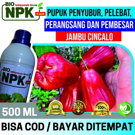 Jual ISTIQOMAH GROW Pupuk Organik Pelebat Jambu Perangsang Buah Dan