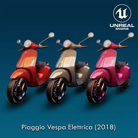 Artstation Piaggio Vespa Elettrica 2018