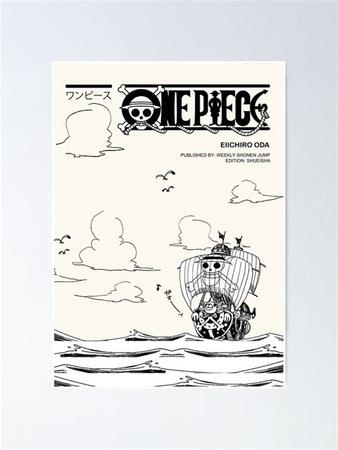 "One Piece Poster Manga Style - Sunny" Poster by Softers | Redbubble