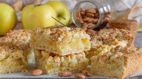 Tarte Crumble Aux Pommes Et Aux Amandes Un Dessert Croquant Et Super Bon