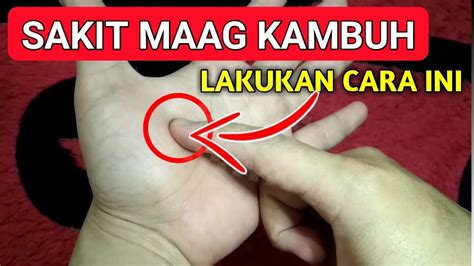 Pijat Refleksi Sakit Maag Cepat Sembuh Cara Mengatasi Sakit Maag Youtube