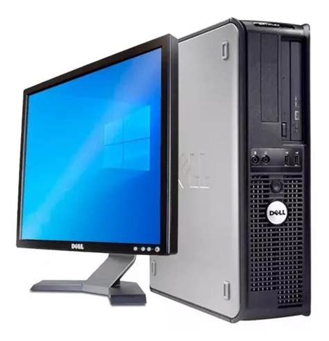 Computadora Dell Optiplex Core 2 Duo Monitor Wifi Windows 10 En Venta