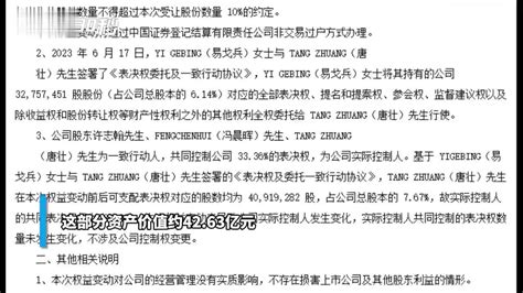 A股再现天价离婚 芯片龙头卓胜微实控人离婚 女方拿走34亿手机新浪网