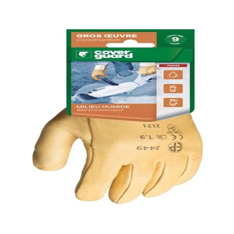 Guantes De Cuero Para Manipulaci N Trabajo Pesado P Talla