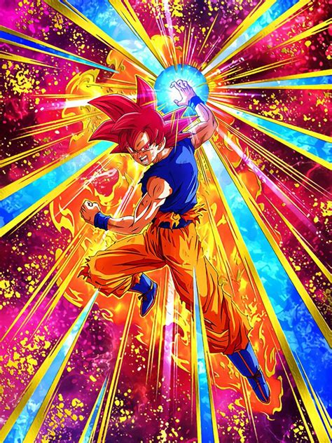 Dws Dokkan Analysis Flaring Battle Impulse Super Saiyan God Goku