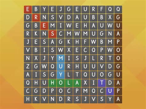 Sopas De Letras Para Ti Wordsearch